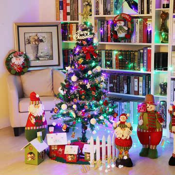 包邮圣诞树1.5米豪华套装 圣诞节装饰圣诞树 发光加密圣诞装饰品