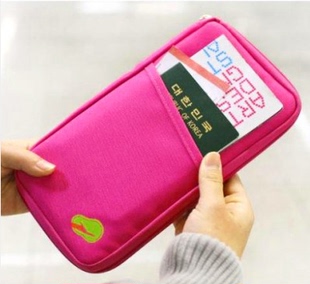 韩国旅游卡包证件包旅行袋出国用护照包票据收纳包男士多功能手包