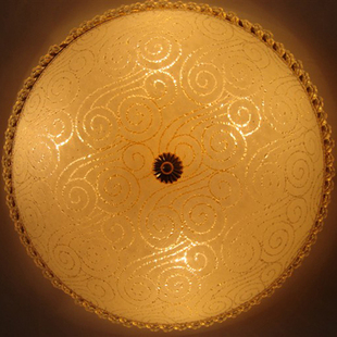 中式水晶吸顶灯 圆形创意卧室灯 客厅灯 餐厅灯门厅灯 阳台过道灯