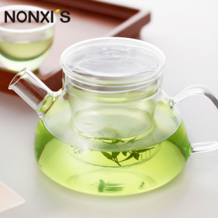 Nonxis龙兮 正品大容量可加热耐高温玻璃茶壶 花草茶壶带过滤套装