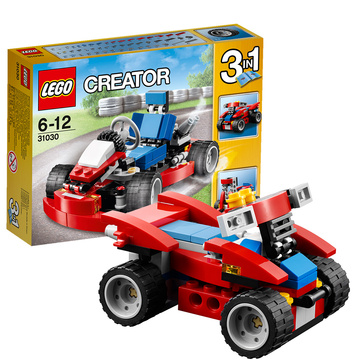 乐高创意百变组31030红色卡丁车LEGO CREATOR玩具积木三合一