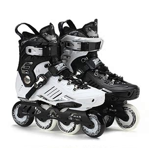 正品乐秀RX5溜冰鞋专业花式平花鞋旱冰鞋轮滑鞋成年男女直排轮