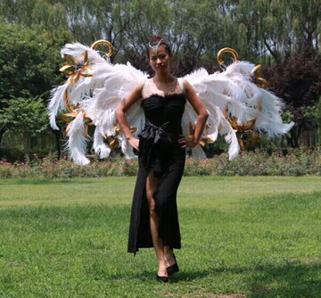 羽毛翅膀维多利亚的秘密天使翅膀道具舞台表演模特走秀T台道具