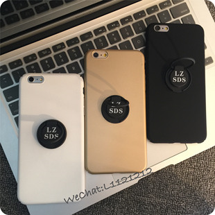 新款创意指环戒指扣支架iphone6plus手机壳苹果6保护套4.7寸5.5