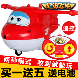 正版奥迪双钻 超级飞侠遥控滑行小飞机乐迪多多益智儿童玩具飞机