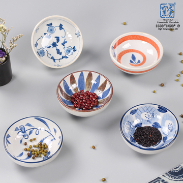 碟子陶瓷创意小碟子日式小吃碟手绘餐具和风菜碟子水果沙拉碟家用