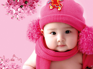娃娃图片胎教海报男宝宝画漂亮女宝宝海报BB宝宝海报婴儿画墙贴画