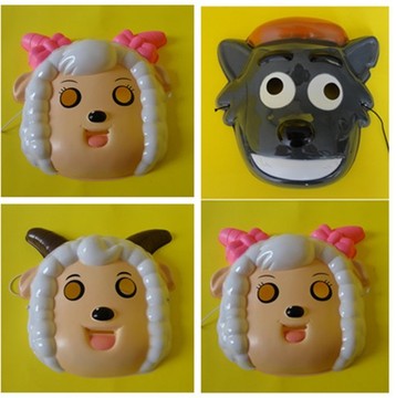 厂家直销儿童面具cosplay表演面具舞会节日喜羊羊美羊羊面具特价