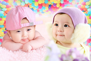 可爱宝宝海报孕妇必备漂亮胎教照片墙贴宝宝画宝宝图片婴儿海报大