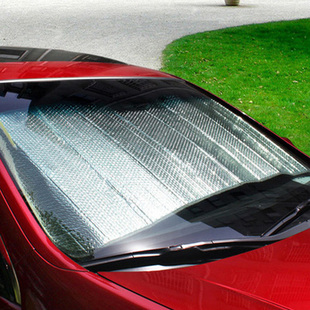 夏季汽车遮阳板 小气泡 可折叠 汽车遮阳挡铝箔太阳挡 隔热挡阳光