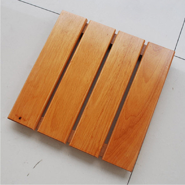 特价防水防腐实木橡木浴室地板 防滑木垫 木踏板 淋浴房地板30x30