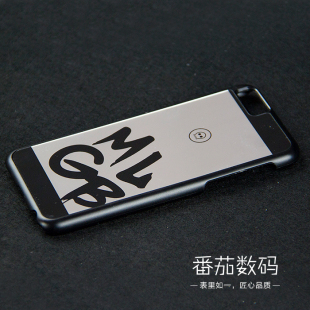 iPhone6s手机壳潮牌苹果保护套手机苹果6plus电镀反光硬壳镜面潮