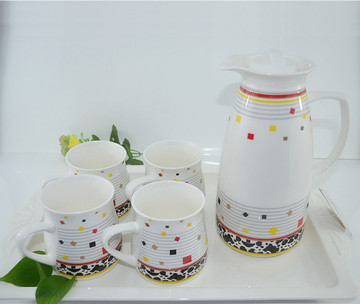 包邮创意水具套装陶瓷用具水壶杯子水杯套装陶瓷冷水杯热水杯耐热