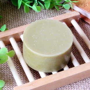 沉迷绿鳄梨羊奶手工皂 晒后修复抗衰老 抗皱抗敏感 冷制皂洁面皂