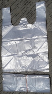 全新料食品级白色透明塑料袋批发早点背心袋熟食袋等20*30规格