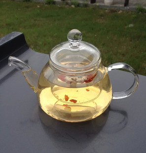 耐热玻璃茶壶加热大容量花茶壶玻璃茶具套装泡茶壶耐高温