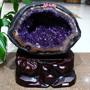 特价 天然紫晶洞石 聚宝盆 紫水晶洞 紫晶洞乌拉圭钱袋子原石摆件