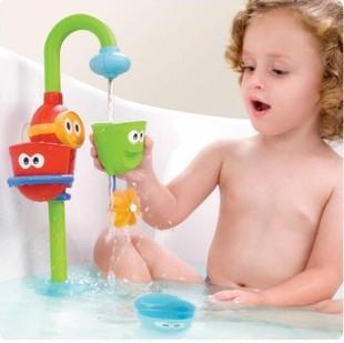 美国正版Yookidoo 儿童婴儿洗澡戏水玩具叠叠乐自