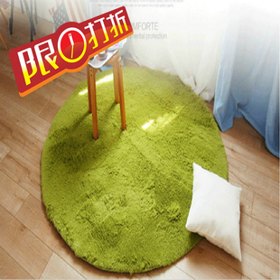 特价促销 欧式可爱圆形地毯 可水洗丝毛卧室床边瑜伽健身地垫