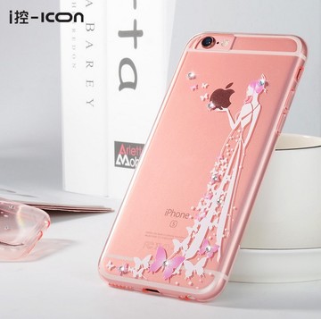 iphone6Splus手机壳新款奢华钻保护套 4.7/5.5寸超薄防摔透明软