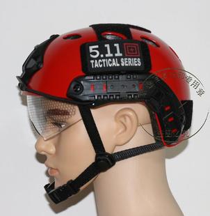 {军迷百货}FAST头盔迷彩PJ战术游戏户外CS装备风镜摩托车塑料头盔