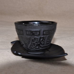 养生日本老铁壶专用铁杯铸铁家用功夫茶具品茗配件特价包邮铁杯子