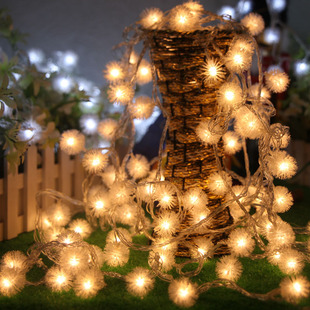 蒲公英浪漫圣诞灯防水电池led彩灯闪灯串灯生日派对装饰用品灯串