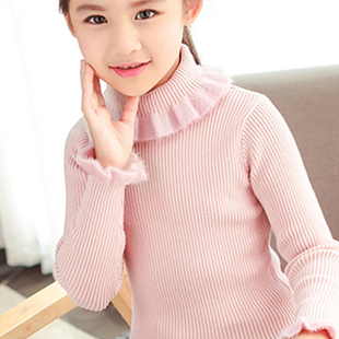 童装女童春装毛衣针织衫2016新款儿童线衣套头打底衫韩版