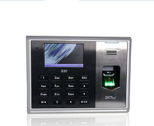 Zksoftware/中控S30指纹考勤机 T9拼音 USB上载TCP/IP通讯代替S20