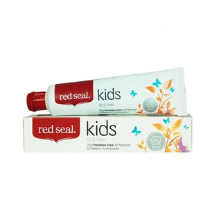 澳洲代购原装Red Seal红印儿童专用牙膏 天然草本精华无氟可吞咽