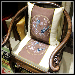 促销仿古典红木沙发坐垫实木中式家具座垫官帽皇宫圈椅垫子套定做