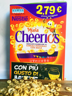 【两件包邮】cheerios雀巢营养全谷物麦圈 蜂蜜麦圈 宝宝早餐