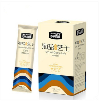 新品包邮 SUKA苏卡咖啡 海盐芝士速溶咖啡300g 咸味咖啡