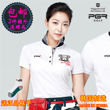 韩国正品代购PGR 新款高尔夫球服 GT-4041 女士长袖T恤 当天发货