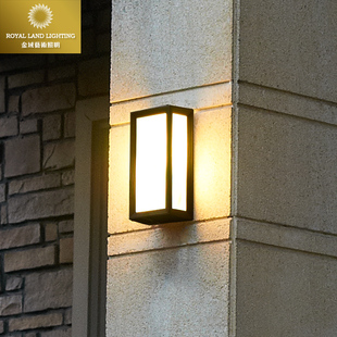 欧式现代简约创意复古户外壁灯防水LED庭院灯具室外别墅阳台露台