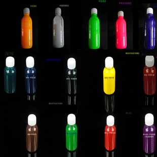 民间花鸟字画教材专业色浆原厂超纯流动性好不坏笔头超大8瓶套装