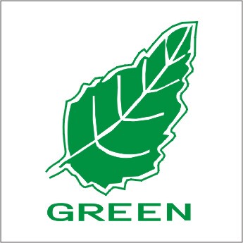 树叶_绿叶标签，GREEN标签，环保标签贴