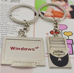 电脑鼠标垫钥匙扣 礼品钥匙扣 商务礼品 创意礼品钥匙扣 小礼品