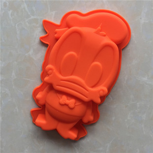 迪斯尼卡通人物唐老鸭硅胶蛋糕模具DIY厨房烘焙工具手工皂模包邮