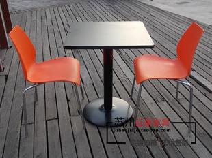 简约现代经典咖啡西餐厅桌椅 高档甜品奶茶店休闲餐厅方桌椅组合