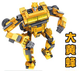 变形金刚4 超变金刚擎天柱 大黄蜂 汽车正版儿童机器人模型玩具