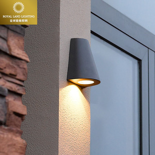 美式室外防水LED壁灯现代简约创意户外墙壁别墅花园大门庭院灯具