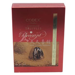 codex华巧松露型巧克力105g纸盒装宝宝生日满月周岁喜事结婚回礼