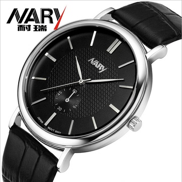 【NARY/耐瑞】正品新款手表潮男手表大表盘简约情侣手表土豪金表