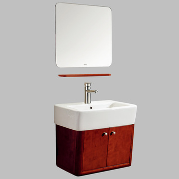 箭牌卫浴浴室柜正品简约欧式进口橡木实木挂柜组合浴室柜 APGM367