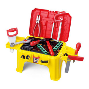 贝恩施多功能工具台宝宝拆装工具椅儿童修理工具箱玩具过家家套装