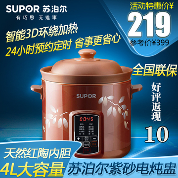 SUPOR/苏泊尔DG40YC806-26智能电炖锅电炖盅煮粥煲汤预约定时炖锅