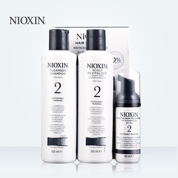 美国NIOXIN俪康丝2号防脱生发洗发水进口护发素精华液套装正品