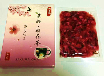［纯樱花礼盒］100克糖渍樱花茶/加入120克蜂蜜成市售蜂蜜樱花茶