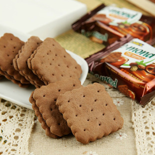 马来西亚进口零食茱莉julie's茱蒂丝雷蒙德巧克力夹心饼干170g/袋